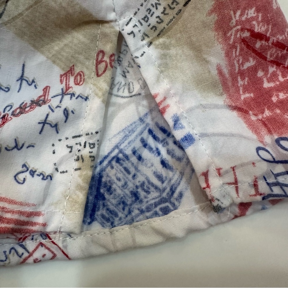 Alia Petites Patriotic Americana Button Down Blouse | Size 16P | 3/4 Sleeve EUC - Picture 5 of 12